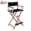 Professional Makeup Artist Chair Foldable Aluminum Makeup Director Chair Rose Gold