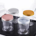 Stackable Sealed Kitchen Canisters Clear Plastic Food Storage Jars Airtight Containers for Candy Cookie