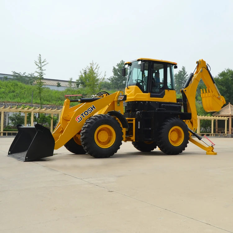 TOSH Hot Sale Backhoe Excavator Loader Cheap Backhoe Loader Earth-moving Machinery Backhoe Loader Excavator