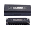 Kongsheng Professional KS10BH 10-Hole Diatonic Blues Harmonica Bronze Reed All Keys Available Stainless Steel Cover Excellent