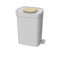 For JOYBOS 15L Automatic Packaging Trash Can for Household Use Standing Structure Storage Bucket for Living Room Kitchen Toilet