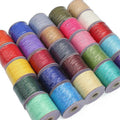 ST1090 Colorful Multicolor Jewelry Chinese Beading Waxed Polyester Cord Bracelet Macrame Beading CordsNecklace Thread Cord