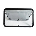 Motorhome Round Corner Camper Window Trailer Window with Roller Blind and Flynet 700x500mm