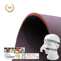 Custom Comfortable Breathable Velvet Composite Orange Pu Foam Velvet Cpap Headband Fabric