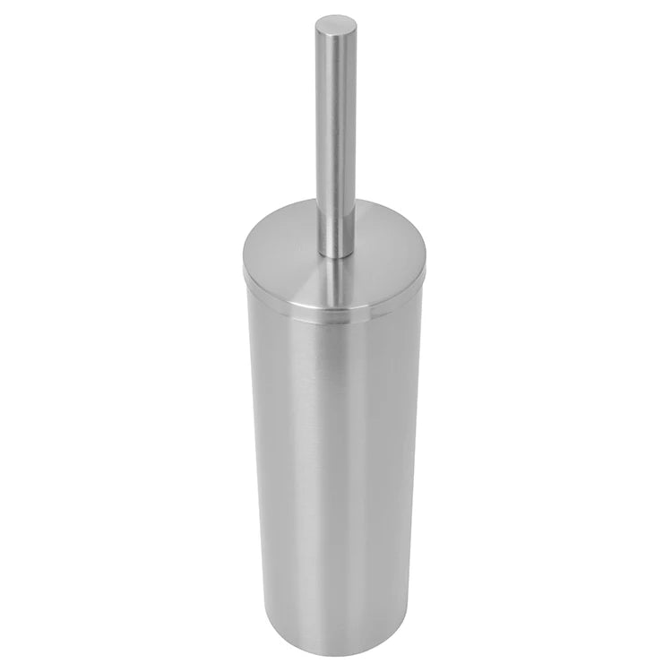 HANGSHAU 304 Stainless Steel Bathroom Accessories Standing Silver Toilet Brush