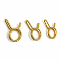 Food Grade Stainless Steel 304 Double Wire Hose Clamp Spring Clip Fastener for Medical Beverage Silicone Tube Application