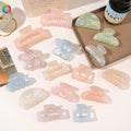 Rainbow Acrylic Hair Claw Colorful Hair Clip Elegant Women Hair Accessories