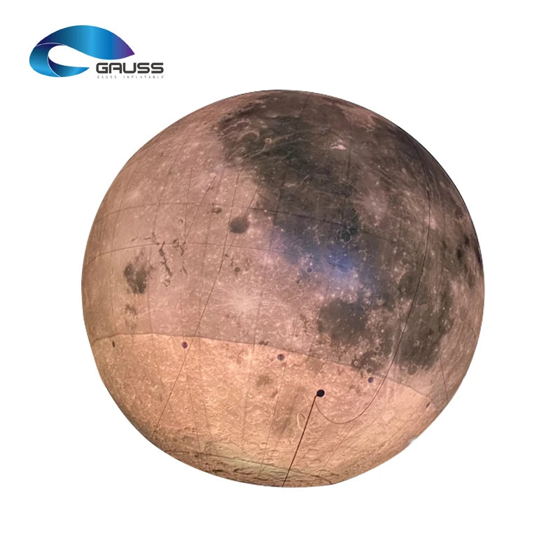 Giant Inflatable Led Moon Auto-inflating Moon Glowing Big Moon Color-changing Helium Moon Light up Moon Balloon