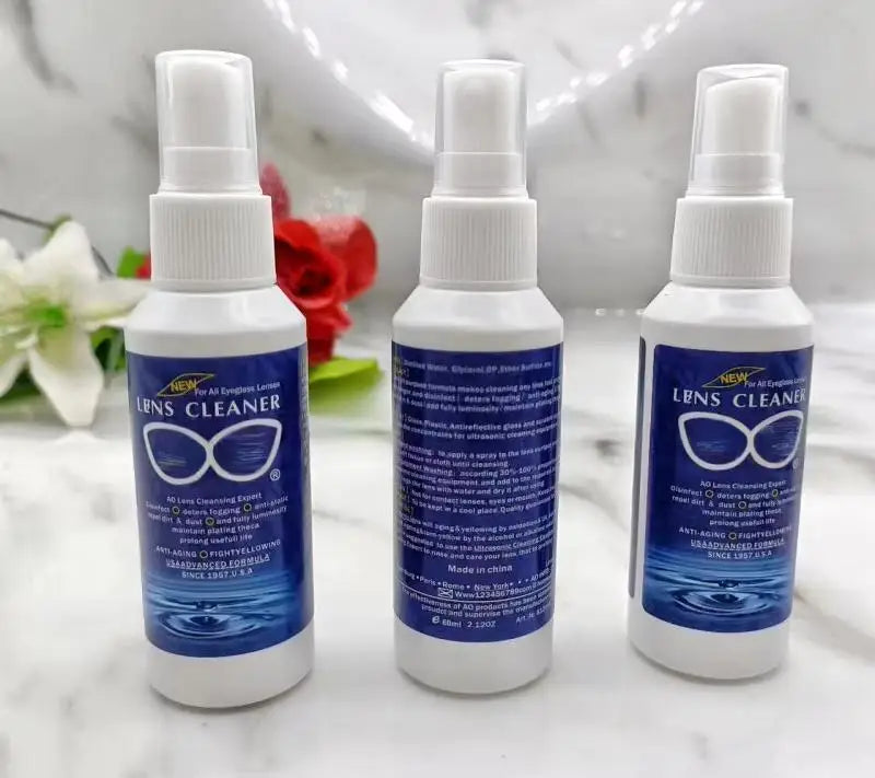Wholesale Ready Stock 60ML Glasses Cleaner Spray Eyeglasses Care Cleaning Liquid for Optics Glasses Eyewear Clean Solution