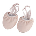 Half Ballerina Slippers Flats Ballet Brown Canvas Ballet Shoes Dance for Women and Girls Kids