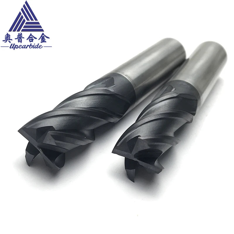 CNC Tools Endmill Solid Carbide HRC45 HRC55 HRC65 Endmill 4 Fflute 16x16x32x92mm Flat Fresa End Mill for Steel Aluminium