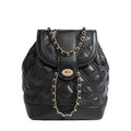 Easy Carrying Metal Chain Cosmetic Back Pack Diamond Pattern Bag Mini Designer Quilted Backpack Luxury Handbags for Women