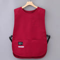 Customized logo Kitchen Apron Water-repellent Coffee Shop Work Clothes Breathable Vest Plus Size Apron for Unisex