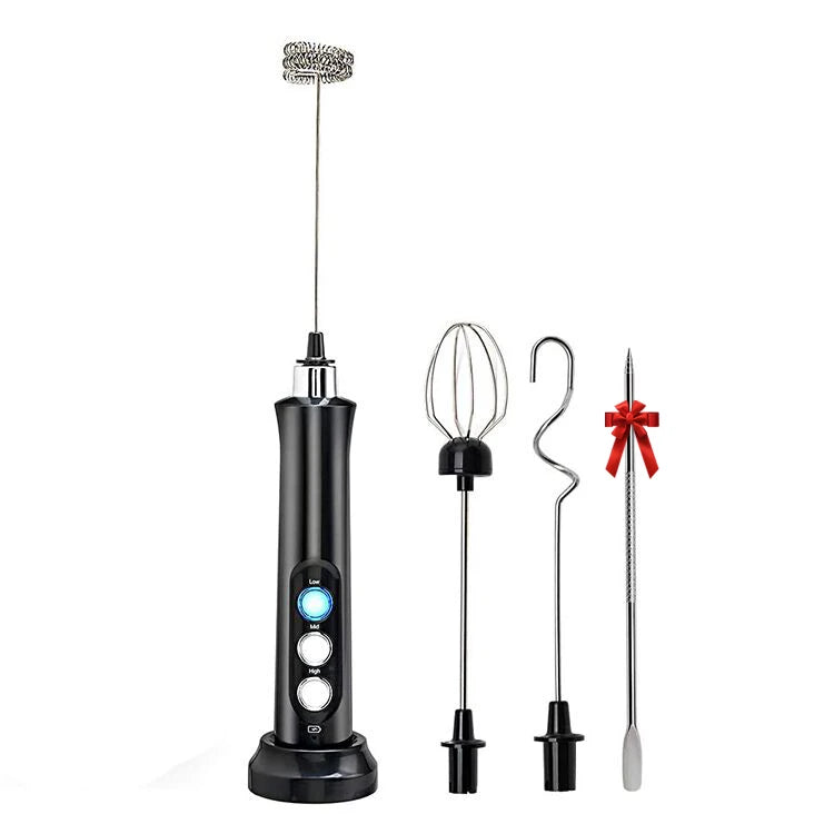 3-Quick Adjustable Drink Mixer Matcha Milk Foam Frother Mini Resin Mixer Hand Epoxy Mixer