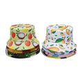 Fashion Outdoor Multi Styles Custom Logo Printed Fruit Polyester Sports Sunhat Bucket Hat