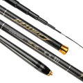 Custom Hand Fresh Water Stream Travel Stream ultra Light Carbon Fiber Carp Telescopic Fishing Rods Custom