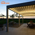 Hot Selling Outdoor Used Automatic Canopy Aluminum Powder Coated Eco-Friendly Retractable Roof Louver Pergola 5x6