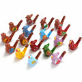 Promotion Water Music Bird Singing Hand Printing Ceramic Bird Whistle for Kids