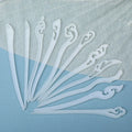 Pretty Styling Beauty Retro Wand Hairpins Girls Hair Forks Chop Sticks Pin White Acetate Hair Chopsticks Accessories for Women