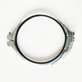 200mm Heavy Duty Clamp Galvanized Steel Quick Connect Clamp for 2mm Thickness Pipe