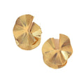 Stylish Fashion Simple Twist Design Exaggerated Metal Drop Earrings for Women