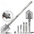 Multifunctional Stainless Steel Folding Shovel Garden Survival Tactical Outdoor Camping Aluminum Handle Detachable Shovels