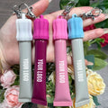 High Pigment Multicolor Glossy Lip Gaze Low Moq Moisturizing Private Label Peptide Lipgloss With Scented Key Chain Lip Gloss MegaBDM