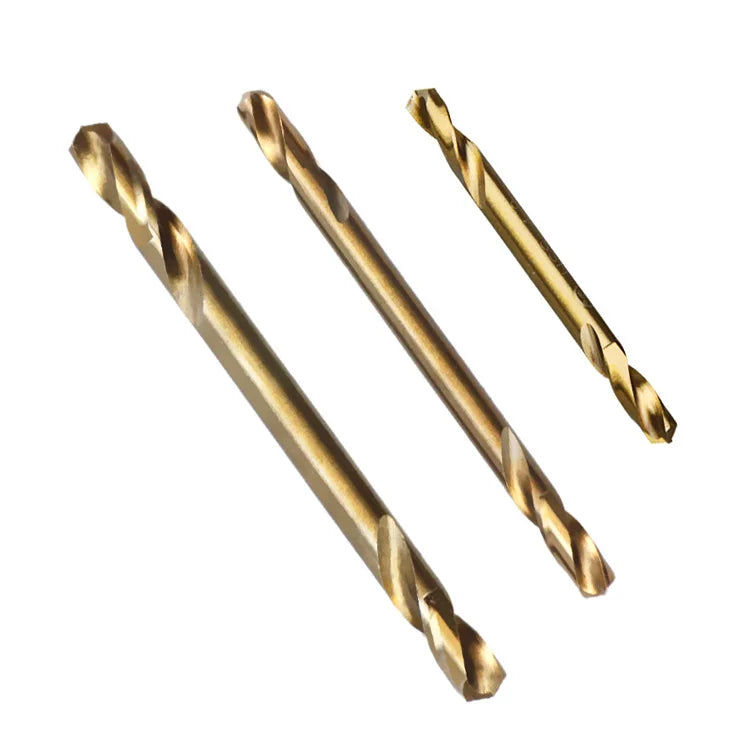 HSS M2 M35 Co Double Ended Twist Drill Bits with Diameter 3-6mm for Drilling Stainless Carbon Steel Iron Brass Metal