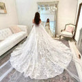 Women Wedding French 2025 New Style Bride Tail Simple Atmospheric High-end One-shoulder Retro Temperament Main Yarn Summer