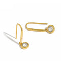 WMEA563 New Arrival 925 Sterling Silver Women's Earrings Zirconia Earring Hooks Fashionable Accessory for Weddings Parties Gifts