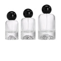 High Quality Round Crimp Neck Glass Perfume Bottles Volcano-Bottom Luxury Design in 30ml 50ml 100ml Sizes