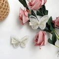 INS Hot Selling Three-dimensional Double Embroidered butterfly Hair Clips Hair Accessories Sweet Lace Hairpin Clips for Girls