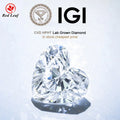 Redleaf Hot Sell IGI Certified 1Carat 2 Carat 3 Carat Loose Diamond VVS DEF Heart Cut HPHT CVD Diamond Lab Grown Diamond