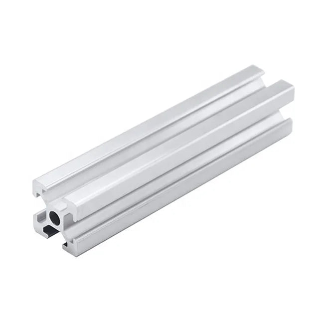 Anodized 2020 Aluminium Extrusion T/V Slot Profile 1.5mm Thickness EU Standard Gubo Brand for Industrial CNC Linear Rails