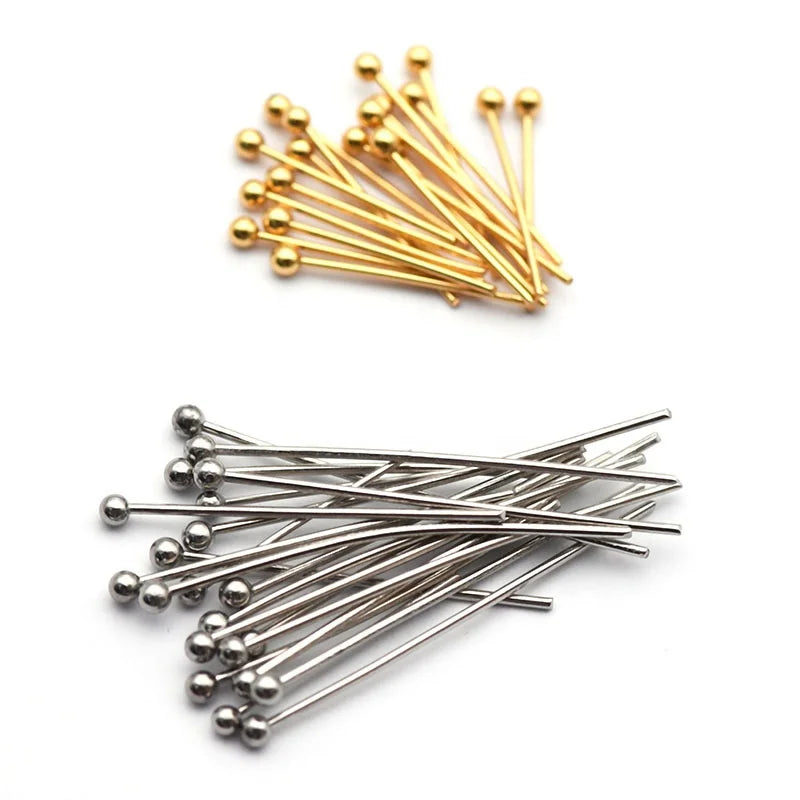 Hot Selling Jewelry Findings Stainless Steel Ball Pin Components for DIY Handmade Jewelry Making