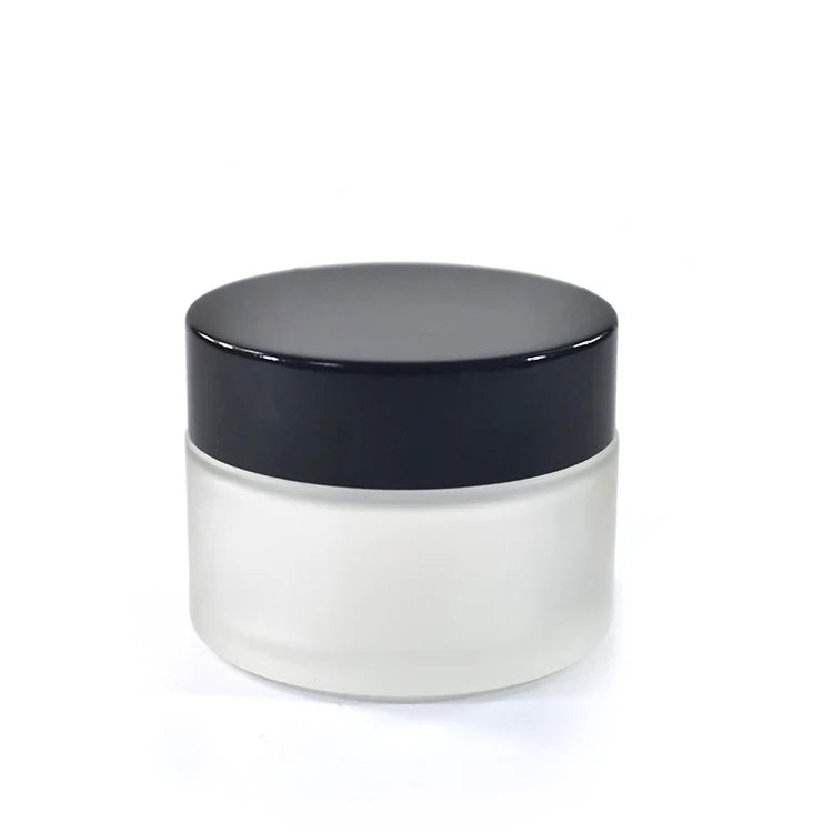 Preserving Jars 100G Glass Materials Round Shape Glass Jars With Plastic Lids  Face Cream Skin Care Lotion Eye Cream