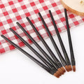 7.8cm/10cm Portable Plastic Handle Synthetic Fibre Smudge Brush Makeup Brush Disposable Lip Balm Lip Gloss Wand Applicator