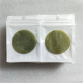 Wholesale Round pink Green Jade Stone Lash Glue Holder Eyelash Extension Adhesive Glue Pallet Stand Holder
