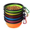 Collapsible Pet Dog Bowl Portable Foldable Water Bowls With Carabiner Clip for Travel OEM Factory Wholesale