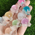 100Pcs/Lot 23*24MM Resin Glow in Dark Firefly Flatback Beads Slime Charms Cute Insects Cabochons for Hair Accessories Decor