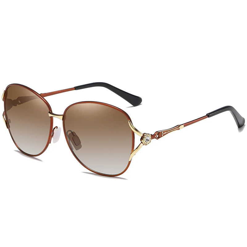 Luxury Custom Logo Sun Shades Fashion Glasses Ladies Sunglasses Women's Fashion Polarized Sunglasses