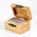 Poya Small Jewelry Packaging Mahogany Olive Koa Walnut Zebrawood Wooden Ring Box