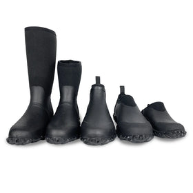 Custom Adult Waterproof Hiking Shoes Men Outdoor Boots Rubber Ankle Mud Farming Boots Slip-On Neoprene Garden Shoes for Men