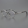 CH8073 High-End Retro Optical Eyeglasses Exquisite Elliptical Design Prescription Outdoor Luxury Men Good Quality Glasses Frame