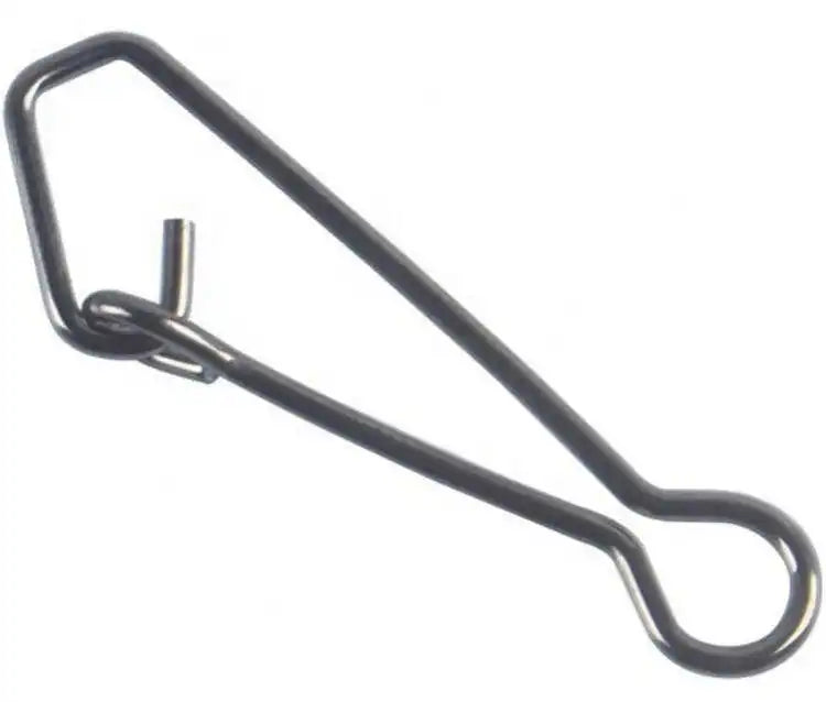 Stainless Steel Hooked Snap Fast Lock Clips Fishing Swivels & Snaps Pin Connector