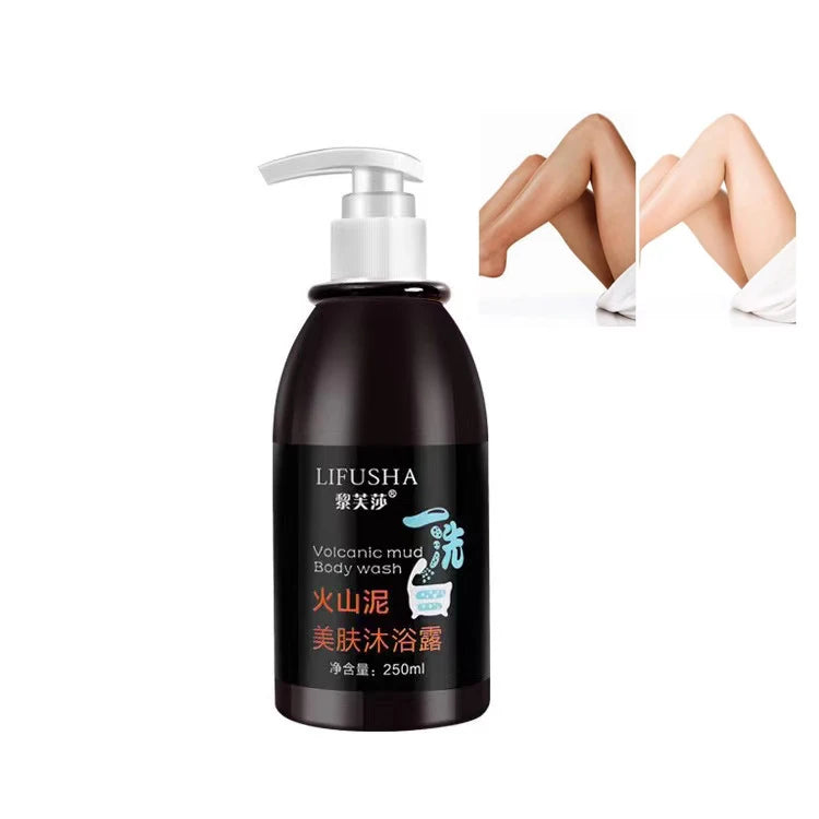LIFUSHA 250 ml  Skin Care Whitening Body Care Volcanic Mud Shower Gel Body Wash