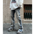 OEM Latest Trousers for Men Men Streetwear Stock  Snap Button Trousers Jeans Pants