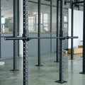 2.2m 20KG All-Black Weightlifting Barbell with Custom Logo for Home Gym Powerlifting Training 28mm Diameter 15KG Weight