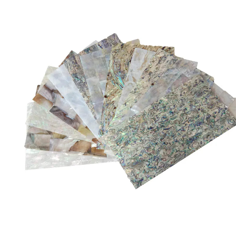 Factory Directly Supply  Wholesale Paua Shell Sheet Mother of Pearl Veneer New Zealand Abalone Shell Sheet Mother of Pearl Paper