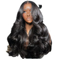 Pre-Plucked 360 Full Lace Wig Straight Body Wave Style Long Brazilian Remy Virgin for Lace Light Brown Human Raw MegaBDM